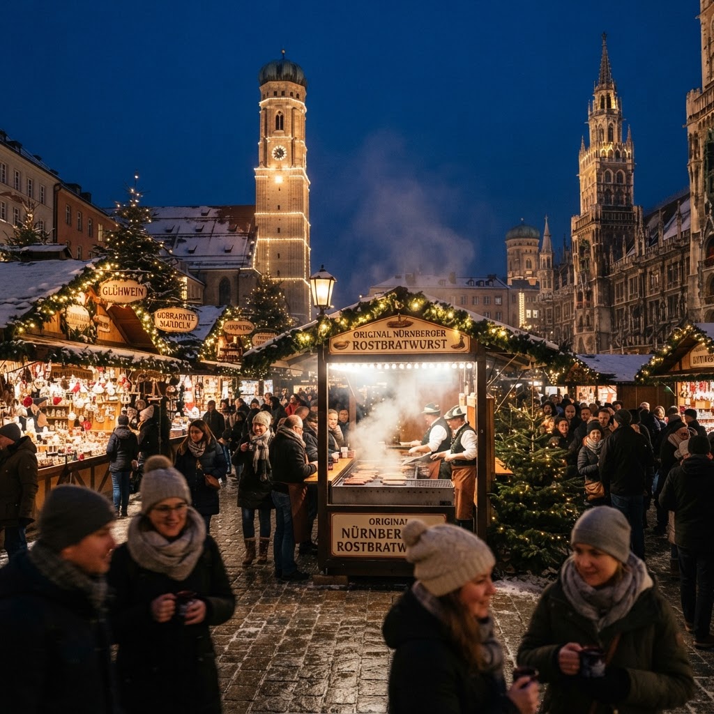 Heimat Pommes auf Christkindlmärkten